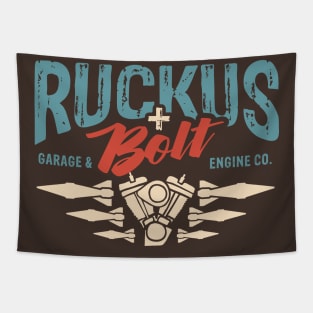 Ruckus Paladins Champion Logo Tapestry