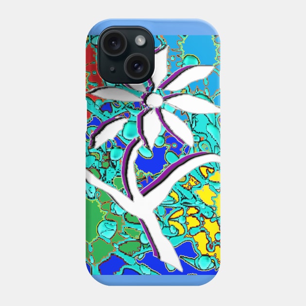 Flower Snow Cool 1 Phone Case by LowEndGraphics