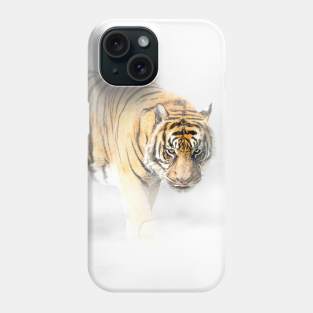 Tiger Animal Feline Wild Life Jungle Nature Freedom Travel Africa Digital Painting Phone Case