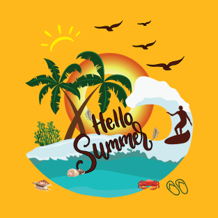 Hello Sunshine Letters Print T Shirt Funny Graphic Summer Short Sleeve Casual Top Tees Blouse T-Shirt