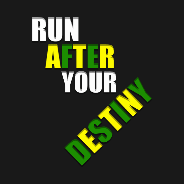 Run After Your Destiny, Jamaica flag by alzo