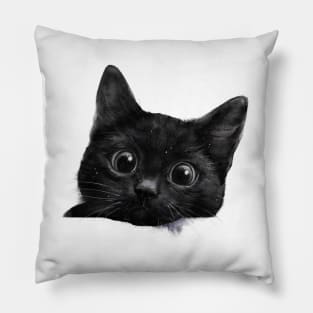 Pretty Please Cat Pillow