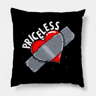 Duct Tape Heart - Priceless Pillow