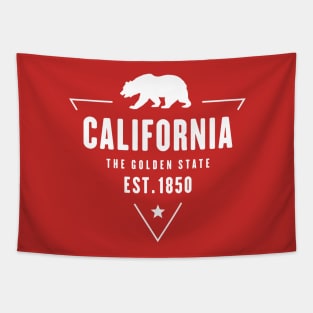 California State Textured Apparel Design Tapestry