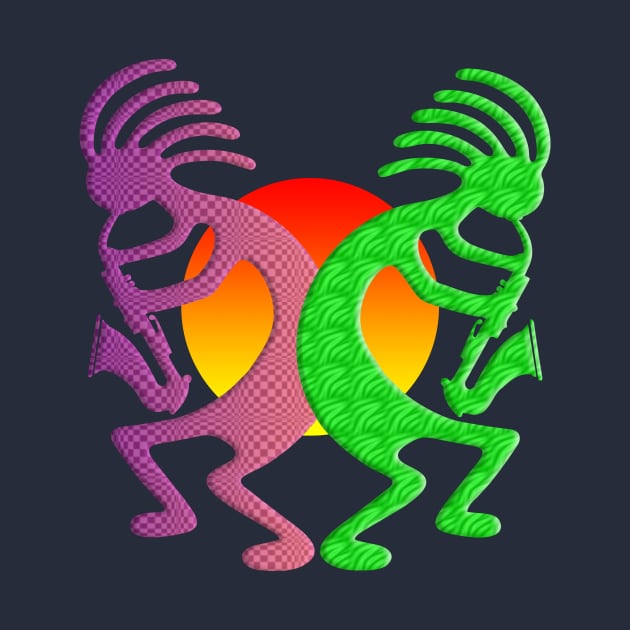 Kokopelli Dreams by the Mad Artist