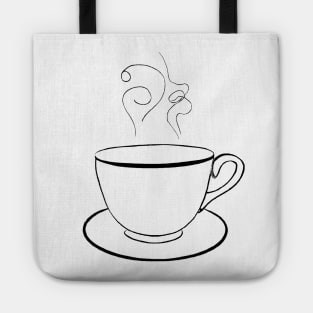 Hot Tea Cup Tote