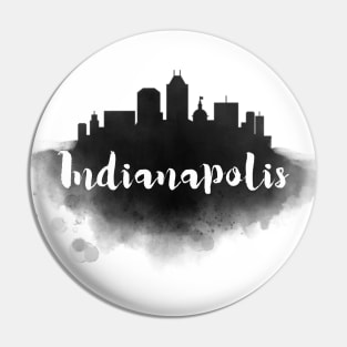 Indianapolis watercolor Pin