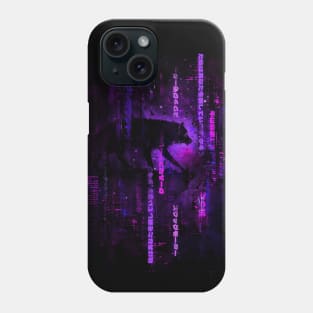 Neon Wolf - Cyberpunk Neo Tokyo City Phone Case