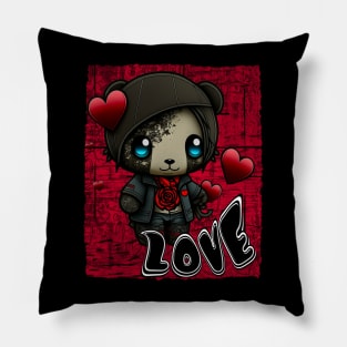Cute Teddybear With A Heart Full Of Love Pillow