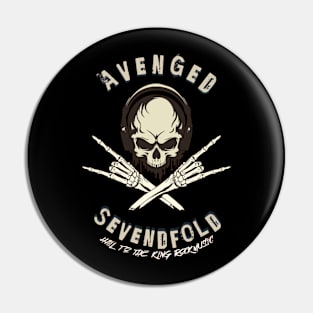 retro house of avenged v6 Pin