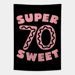 Super Sweet 70 Birthday Icing Tapestry