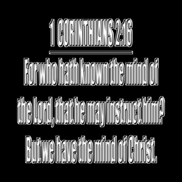 Bible Verse 1 Corinthians 2:16 by Holy Bible Verses