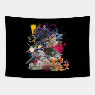 Descending into Darkness - Embrace the Challenging Journey with This T-Shirt Tapestry