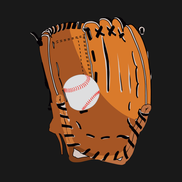 Baseball Gloves Clipart Stickers by VectorPB