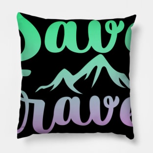 Work Save Travel Repeat Pillow