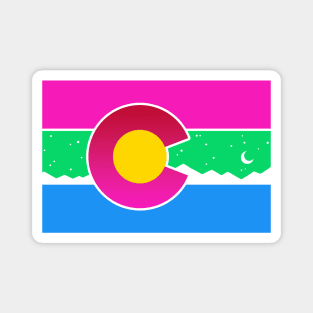 Colorado Flag Poly Polysexual Pride Magnet