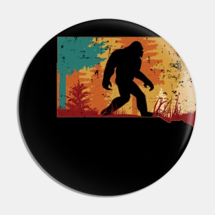 Bigfoot Retro Vintage Sasquatch South Dakota Pin