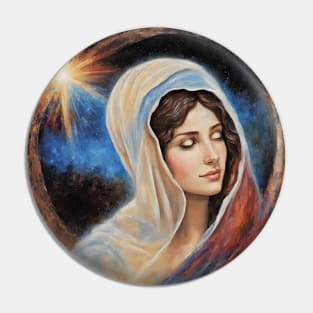 Holy Mary and signs Pin