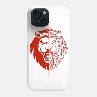 Angry lion head Phone Case