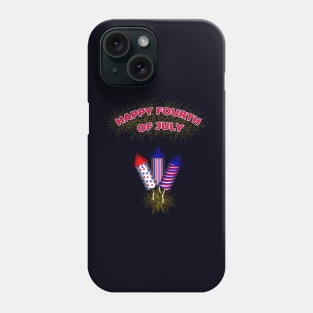 Happy Fourth Of July Fire Works Phone Case