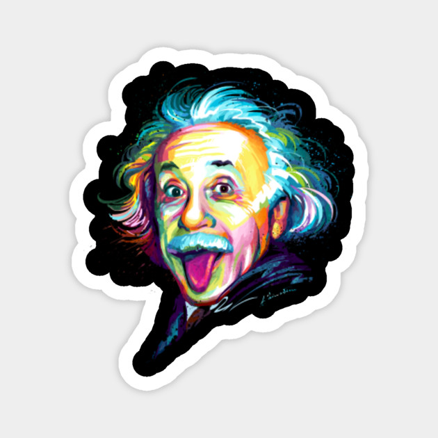 Albert Einstein Einstein Magnet Teepublic