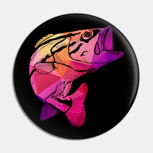 'Bass Fish' Awesome Fish Lover Gift Pin