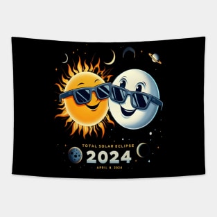 Totality 4.08.24 Adult Kids Total Solar Eclipse 2024 Tapestry