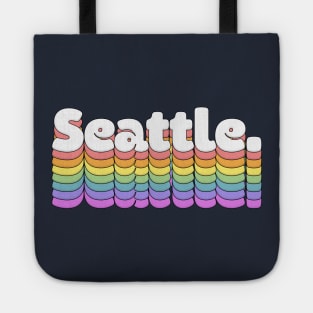 Seattle \\// Retro Typography Design Tote