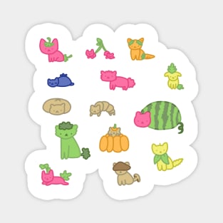 Fruity Kitties Sticker Pack Magnet