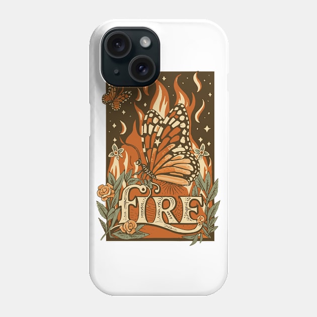Butterfire Phone Case by Hi Project