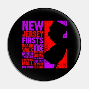 New Jersey Firsts Pin