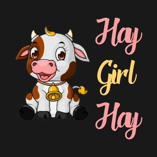 Hay Girl Hay Cow Farmhouse by UnderDesign