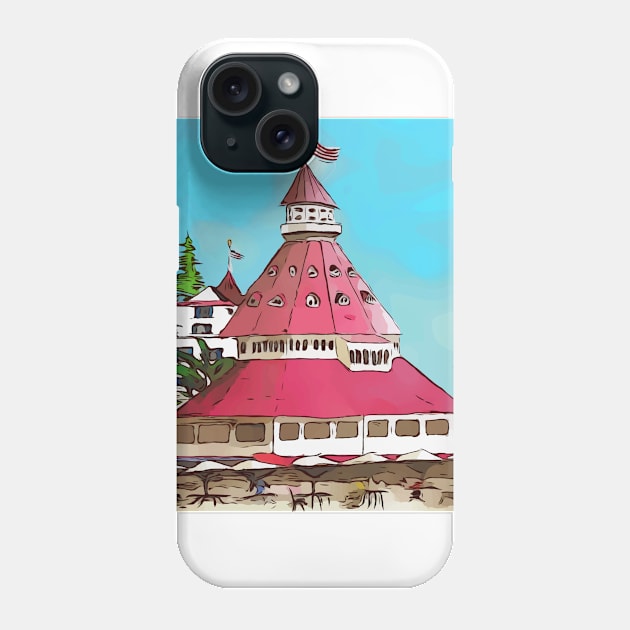 Coronado Island, San Diego California Phone Case by WelshDesigns