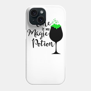 Wine Is My Magic Potion funny Halloween drinking party Shirt Phone Case