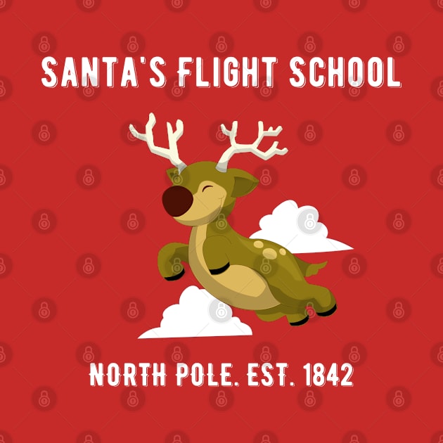 Santa's Flight School Rudolph Reindeer by jutulen