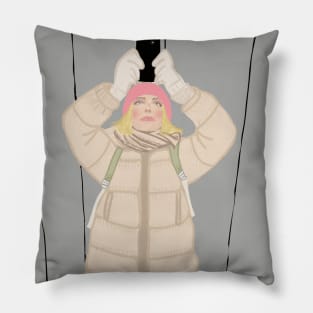 Photographer girl Pillow