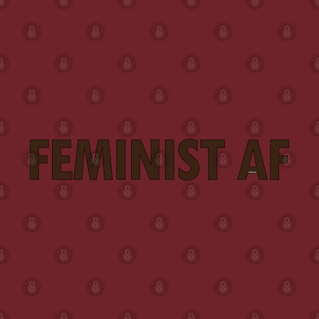 FEMINIST AF - Dark by willpate