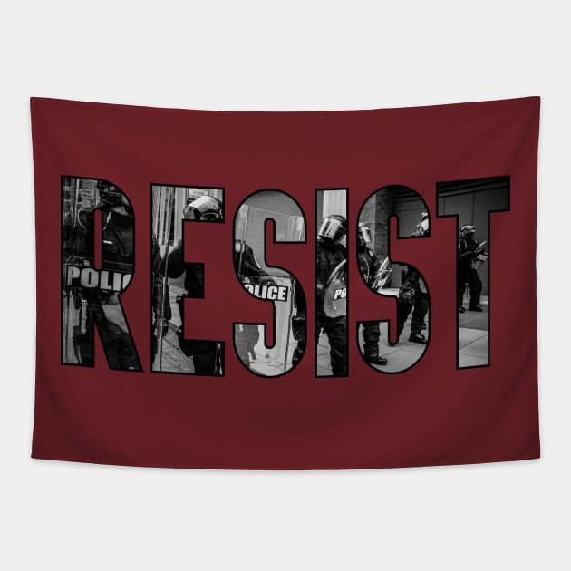 RESIST RIOT REBEL Tapestry by Anthony88