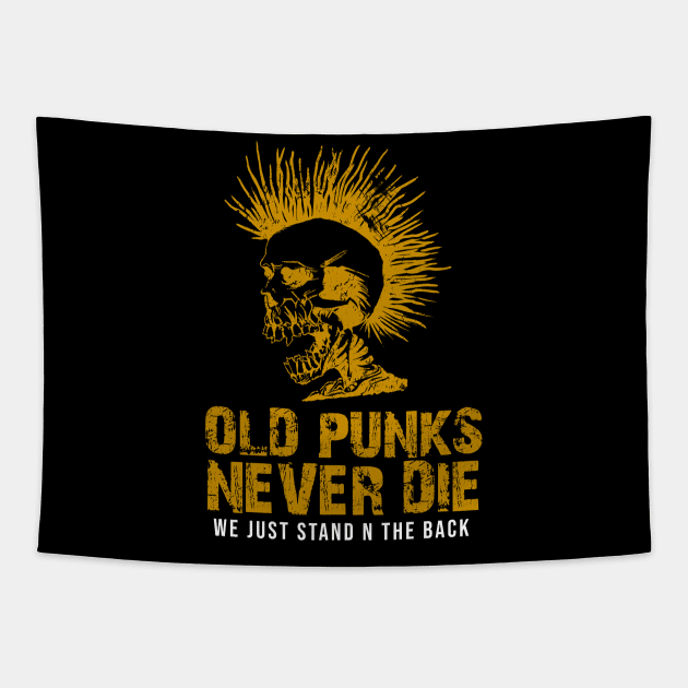 old punks never die Tapestry by whosfabrice