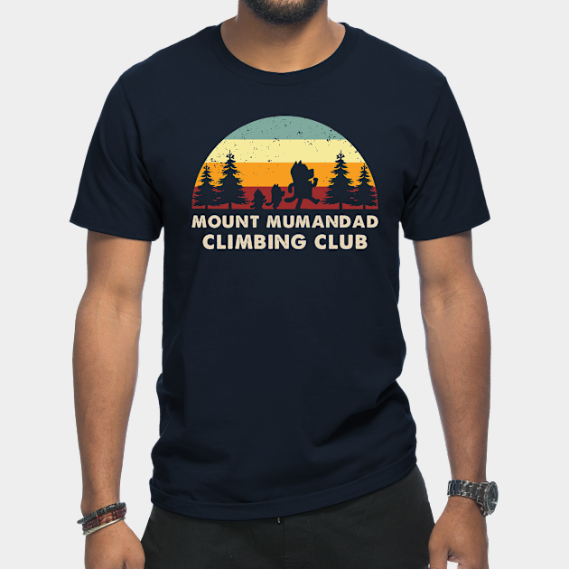 Retro Mount Mumandad Climbing Club - Bluey - T-Shirt