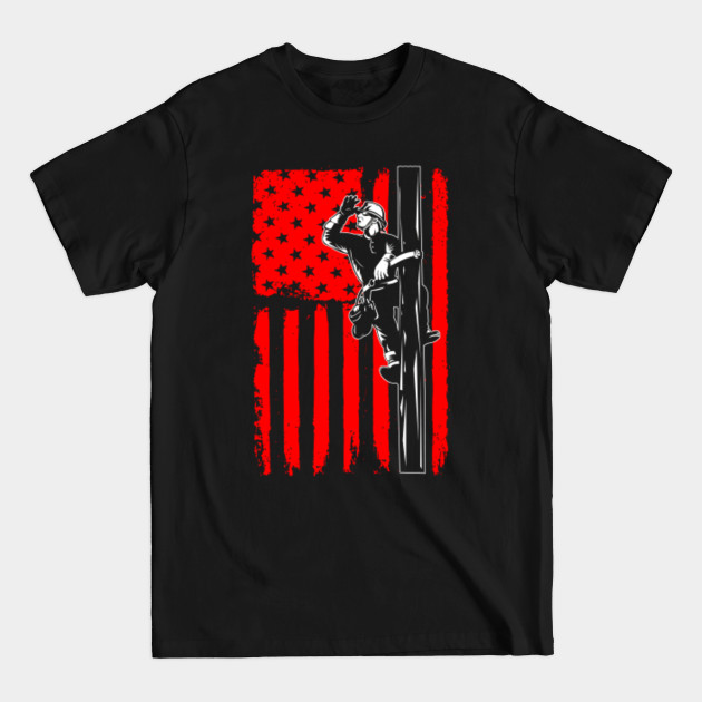 Discover American Lineman - Lineman - T-Shirt