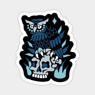 Owl skull Magnet