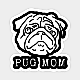 Pug Mom Magnet