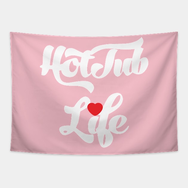 Hot Tub Life Tapestry by Yule