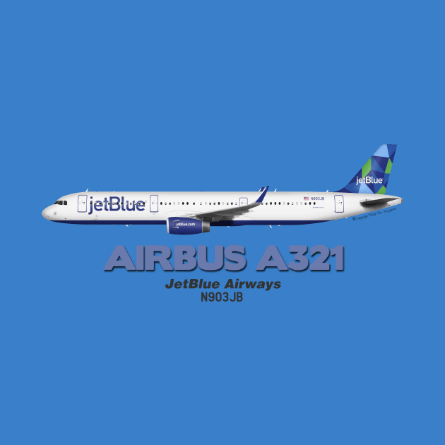 Airbus A321 - JetBlue Airways by TheArtofFlying