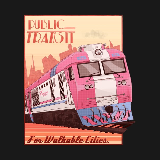 Public Transit For Walkable Cities by Oh My Martyn