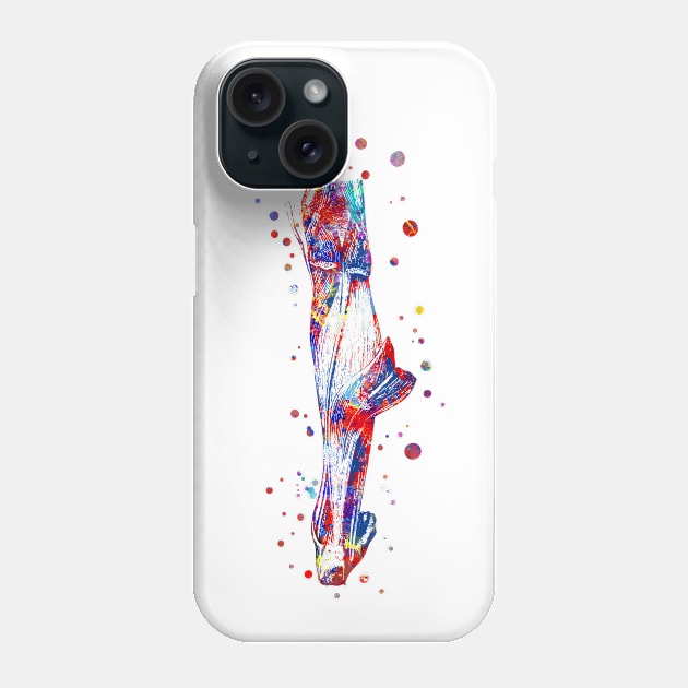 Leg muscle Phone Case by RosaliArt