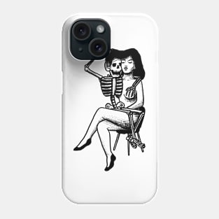 Skeleton having fun Phone Case