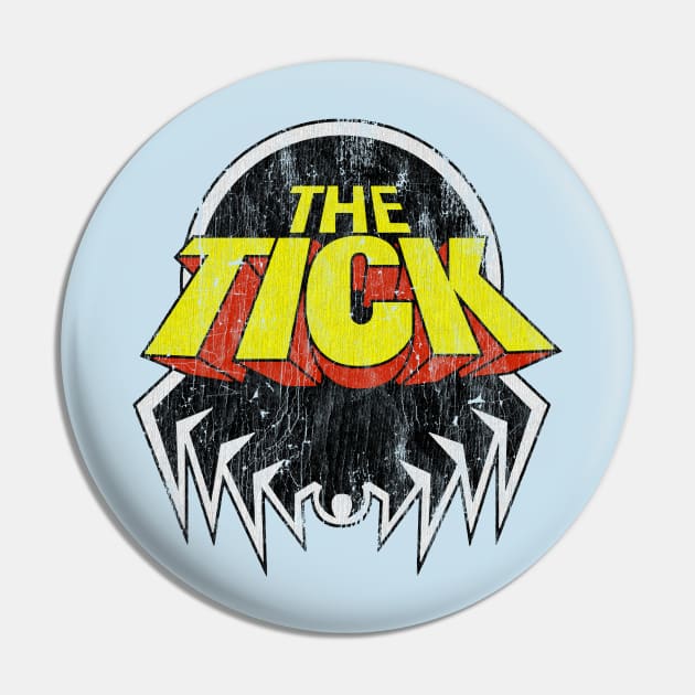 Distressed The Tick Logo Pin by OniSide