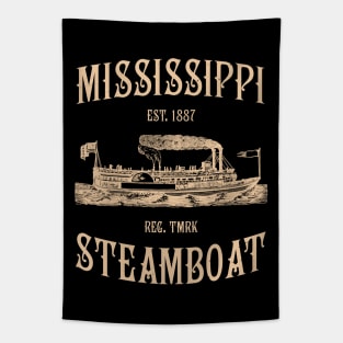 Mississippi Steamboat Tapestry